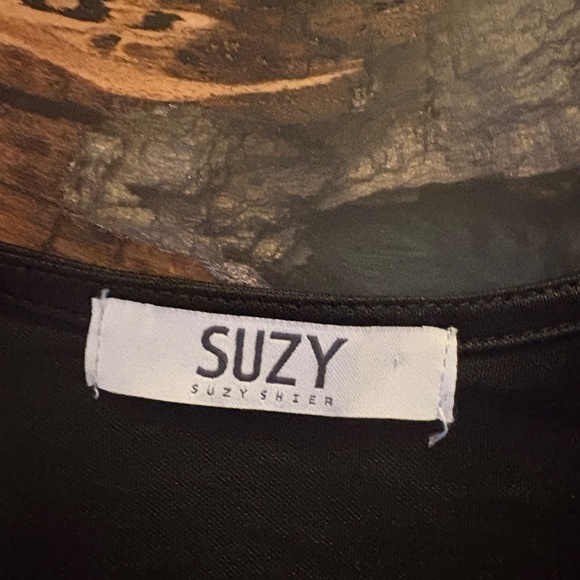 Ruched Velvet-like Top - NWOT - Picture 2 of 3